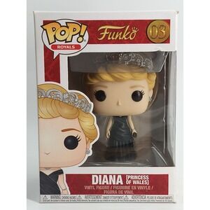 Funko Pop Royals Diana Princess of Wales #03 Vaulted Vinyl Figure Boxed